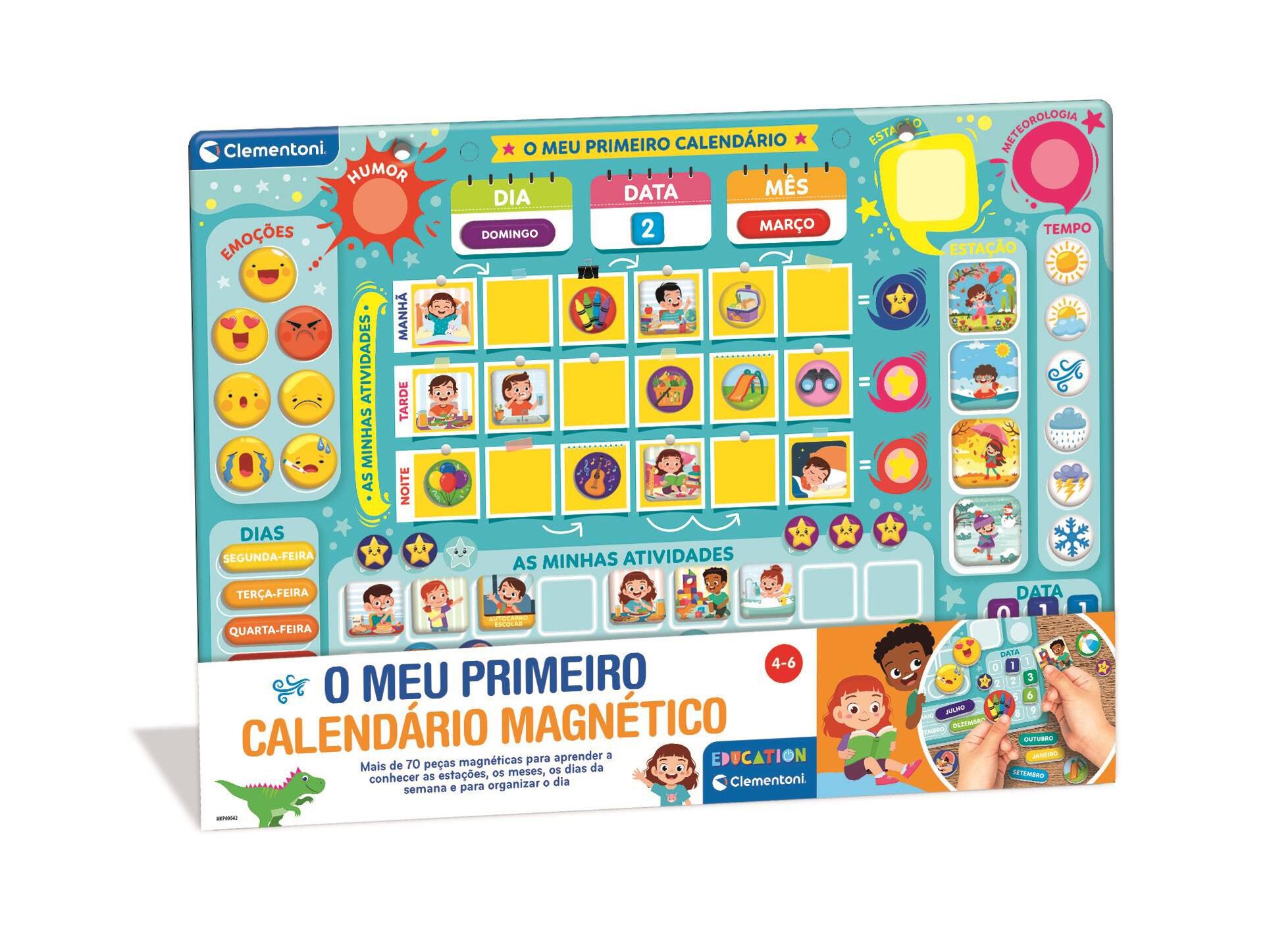 MEU PRIMEIRO CLEMENTONI CALEND&Aacute;RIO MAGN&Eacute;TICO
