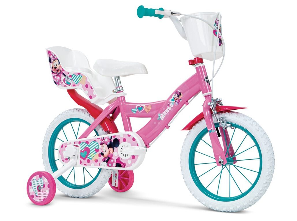 BICICLETA TOIMSA MINNIE R14" COM RODAS DE APOIO image number 1