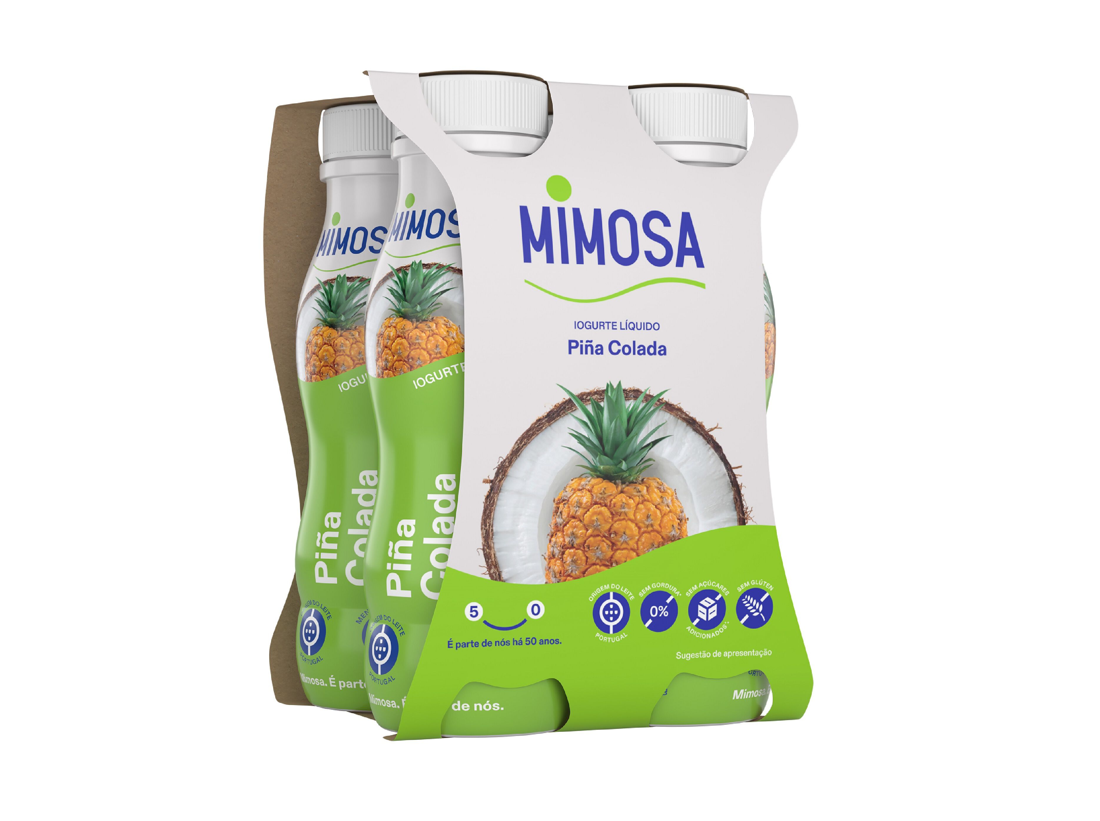 IOGURTE LIQUIDO MIMOSA PINACOLADA 4X151ML image number 1