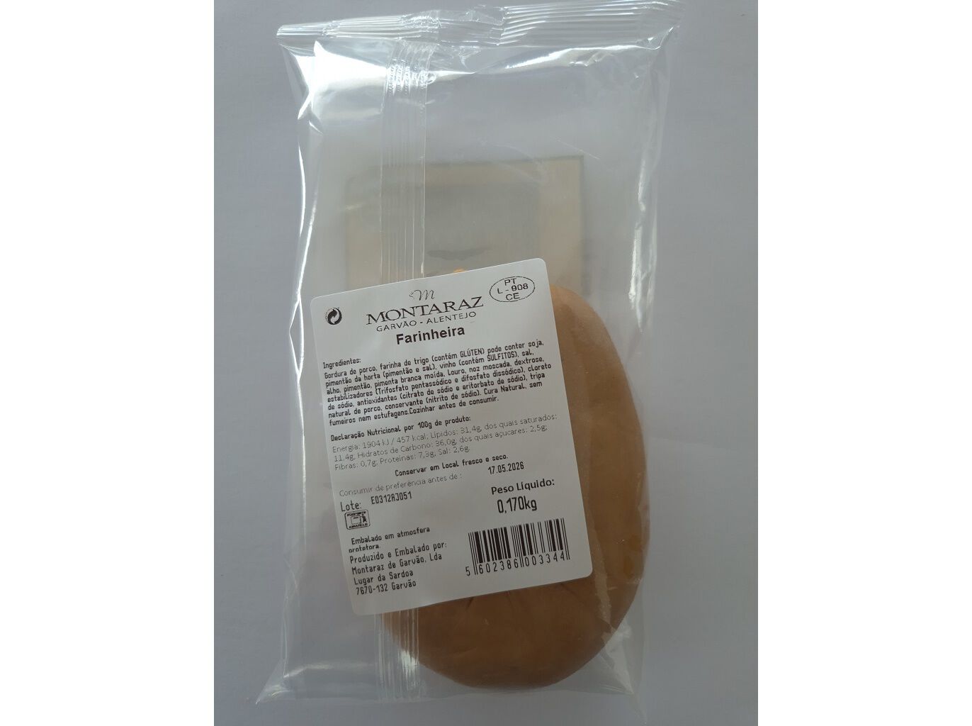 FARINHEIRA DOURIQUE 170G image number 1