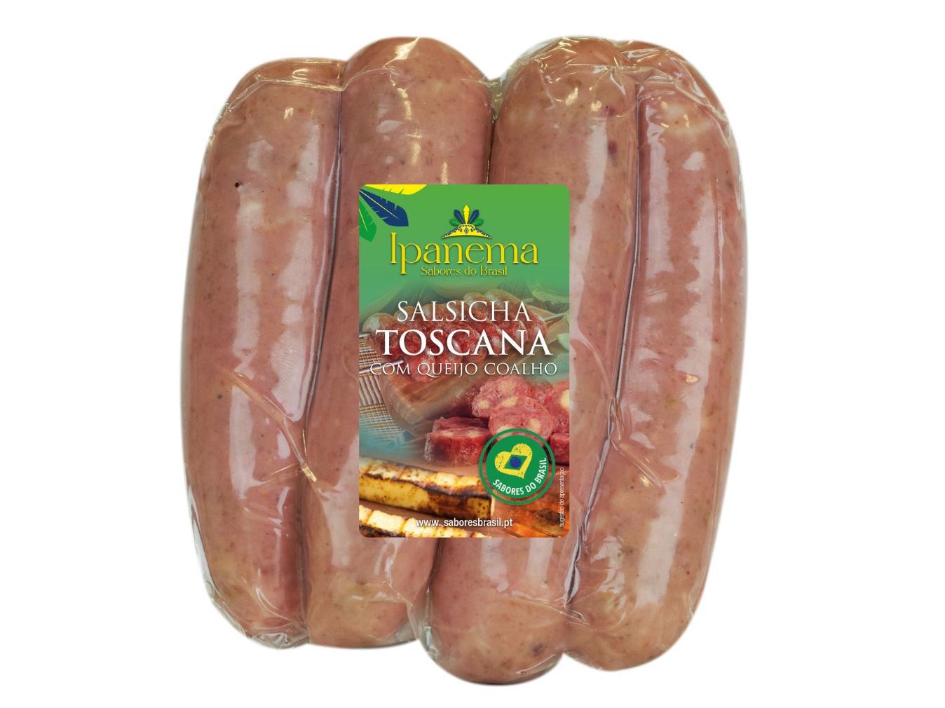 SALSICHA IPANEMA TOSCANA QUEIJO 340G image number 0