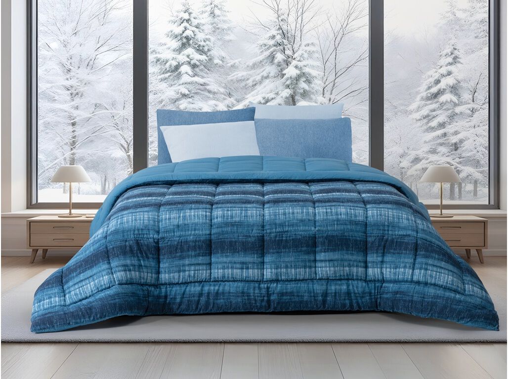 EDRED&Atilde;O MICROFIBRA HOMESPECIAL AZUL 160X220CM