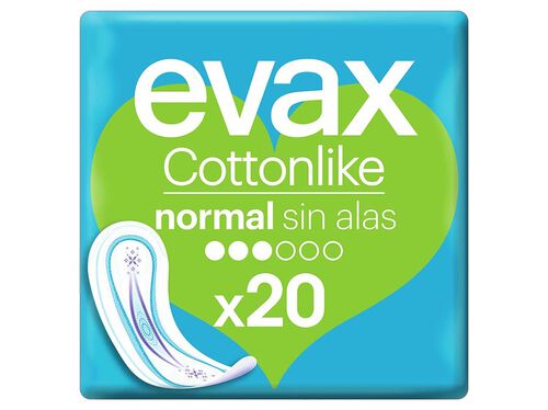 Pensos Higiénicos Cottonlike Normal Evax 20 un image number 0