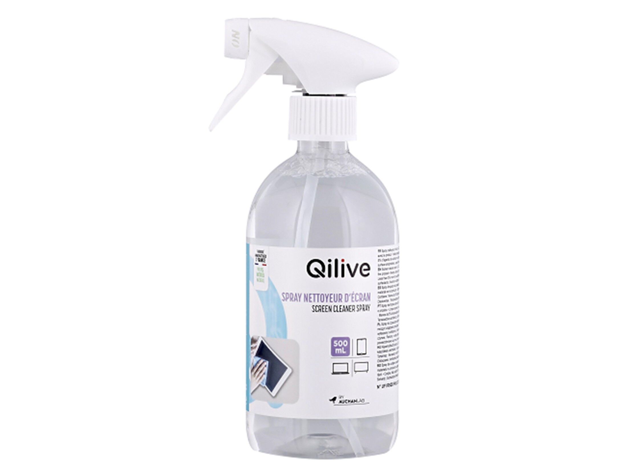 SPRAY DE LIMPEZA QILIVE 600178480 PARA ECR&Atilde;S 500ML image number 1