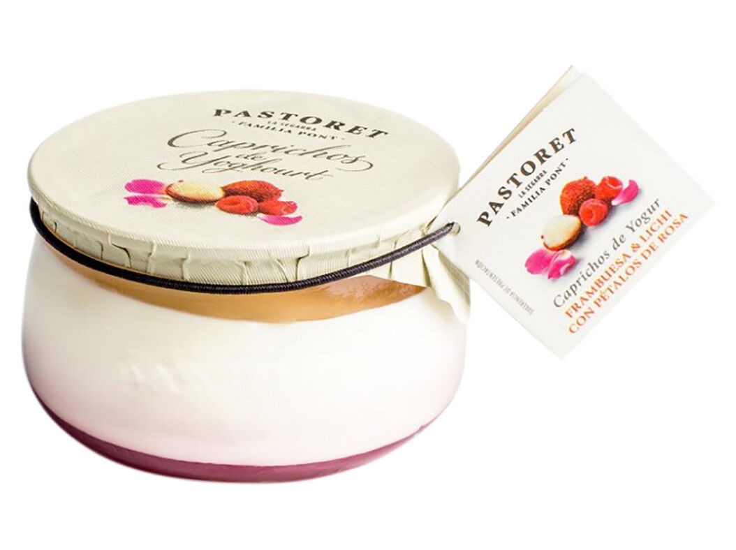 IOGURTE PASTORET FRAMBOESALICHIA E P&Eacute;TALAS ROSA 150G image number 0