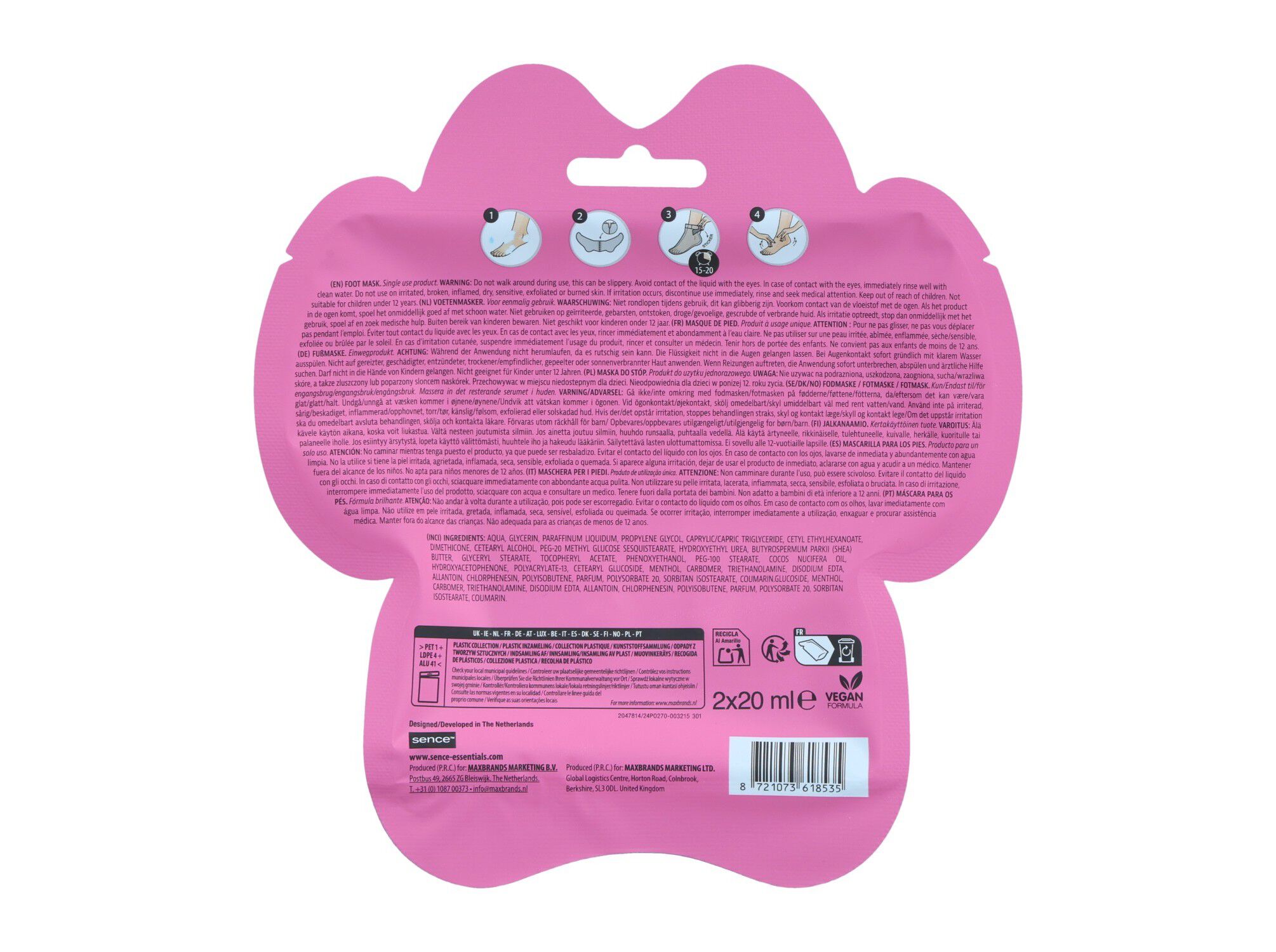 M&Aacute;SCARA P&Eacute;S SENCE COLLECTION TROPICAL image number 2