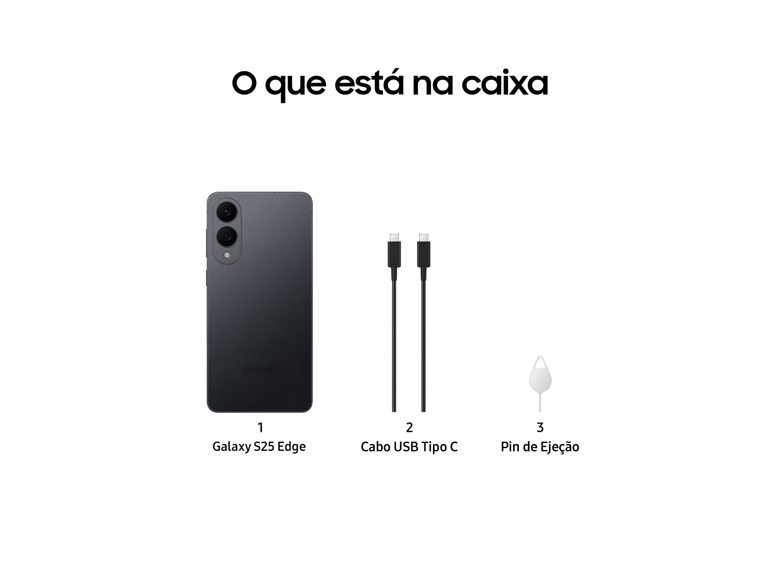 SMARTPHONE SAMSUNG GALAXY S25 EDGE 256GB PRETO image number 5