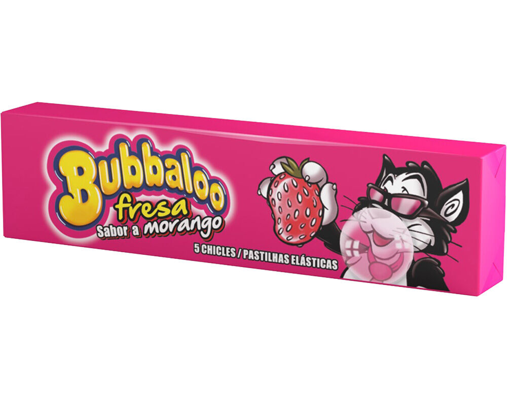 PASTILHAS BUBBALLO EL&Aacute;STICAS MORANGO 38G image number 0