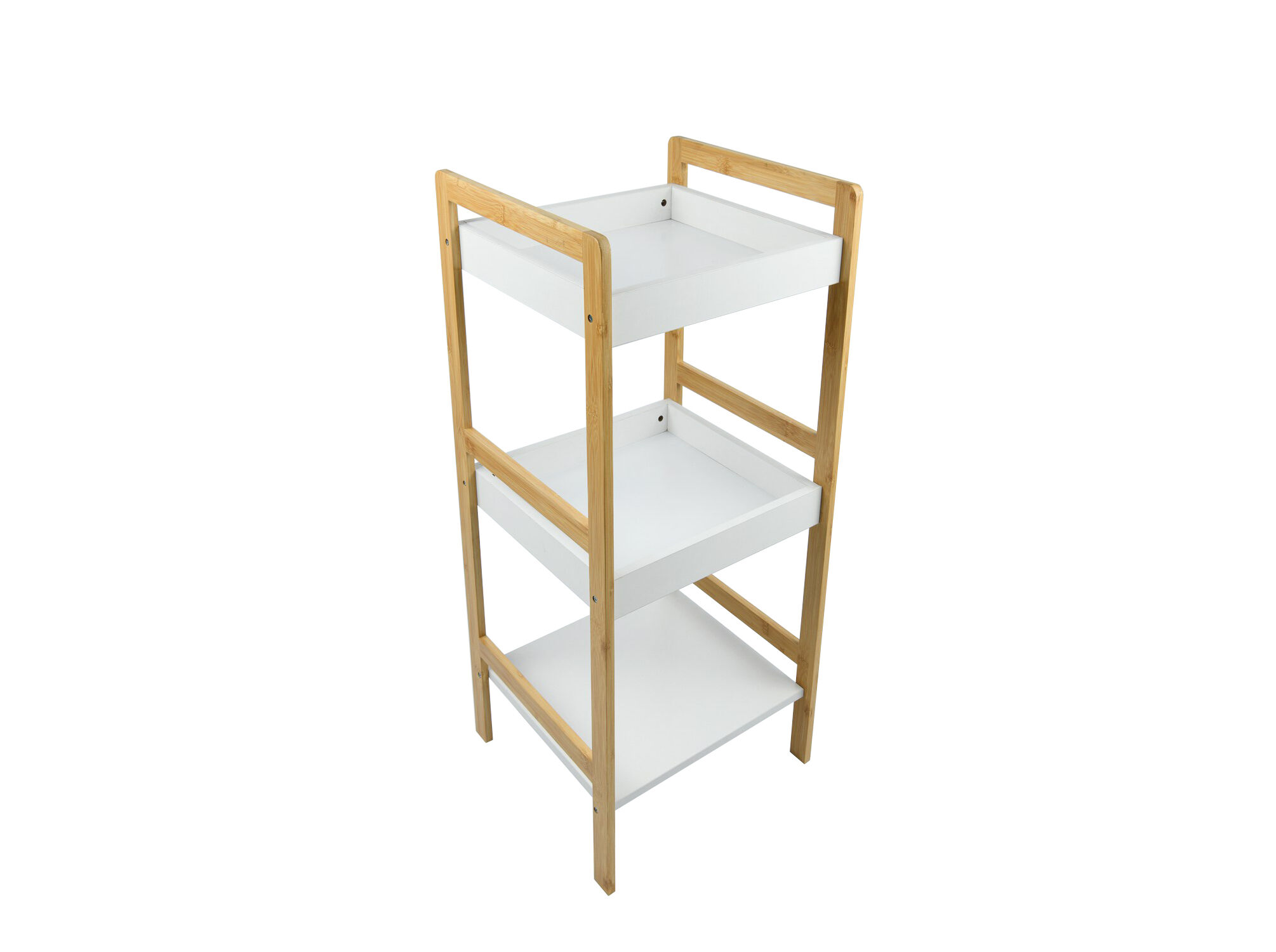 CARRINHO ARRUMA&Ccedil;&Atilde;O ACTUEL BAMBOO 3 PRATELEIRAS 36X33X80CM