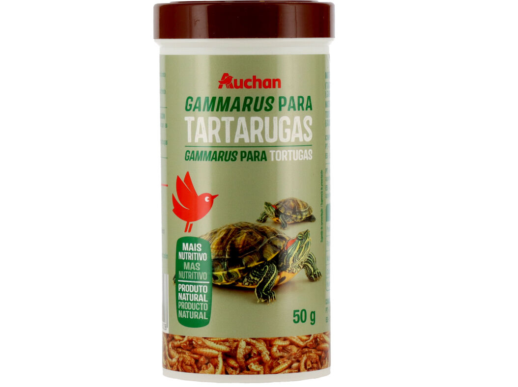 COMIDA PARA TARTARUGAS AUCHAN GAMMARUS 50G