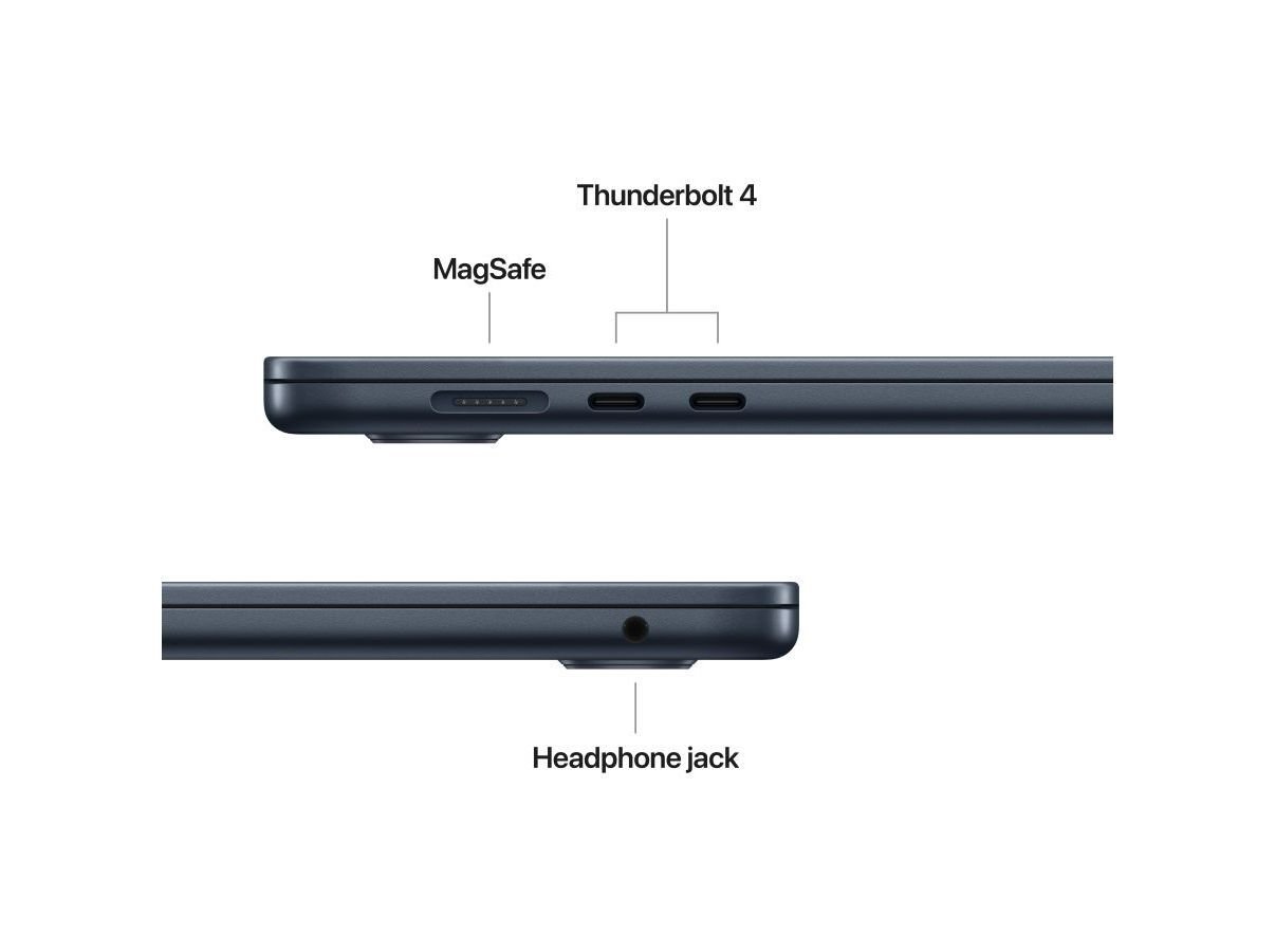 MACBOOK AIR APPLE (13" M4 10-CORE CPU 8-CORE GPU RAM:16GB 256GB SSD MIDNIGHT) image number 4