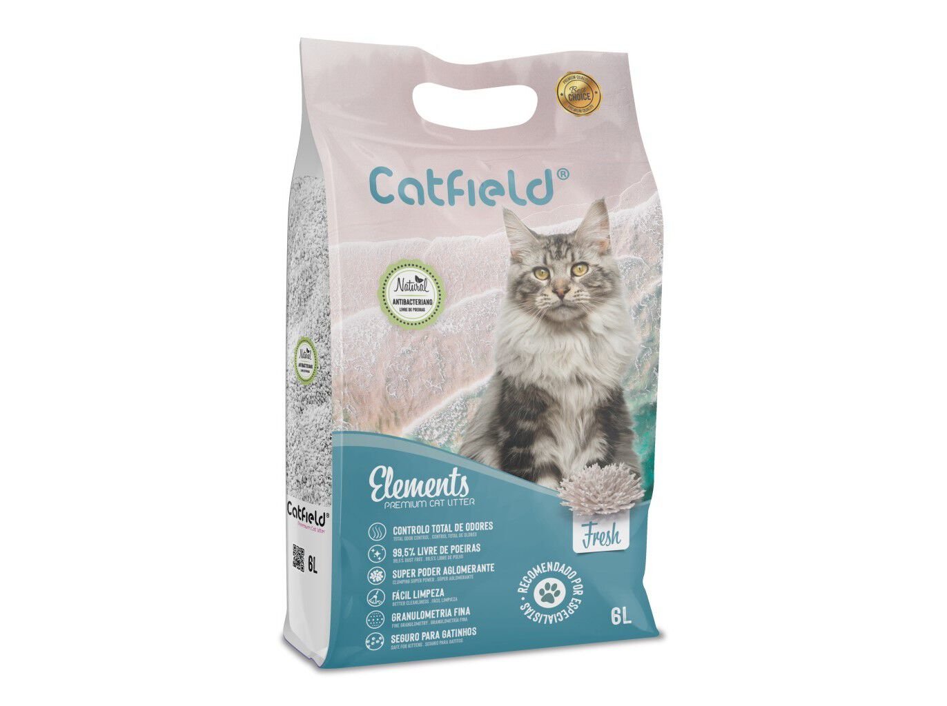 AREIA AGLOMERANTE CATFIELD ELEMENTS FRESH 6L