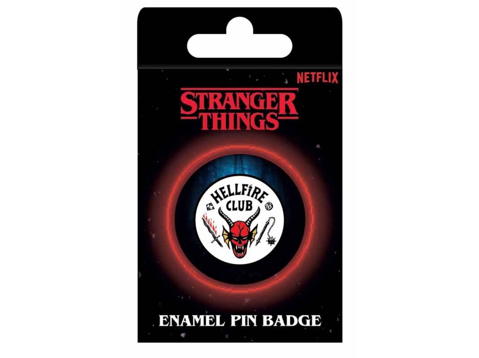 PIN STRANGER THINGS - HELLFIRE