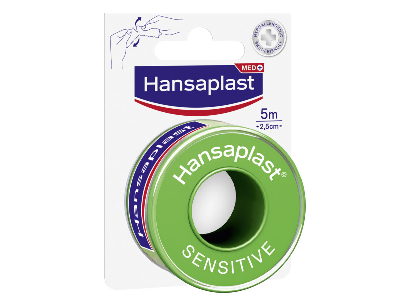 FITA ADESIVA HANSAPLAST PELE SENS&Atilde;VEL 1 UN image number 1