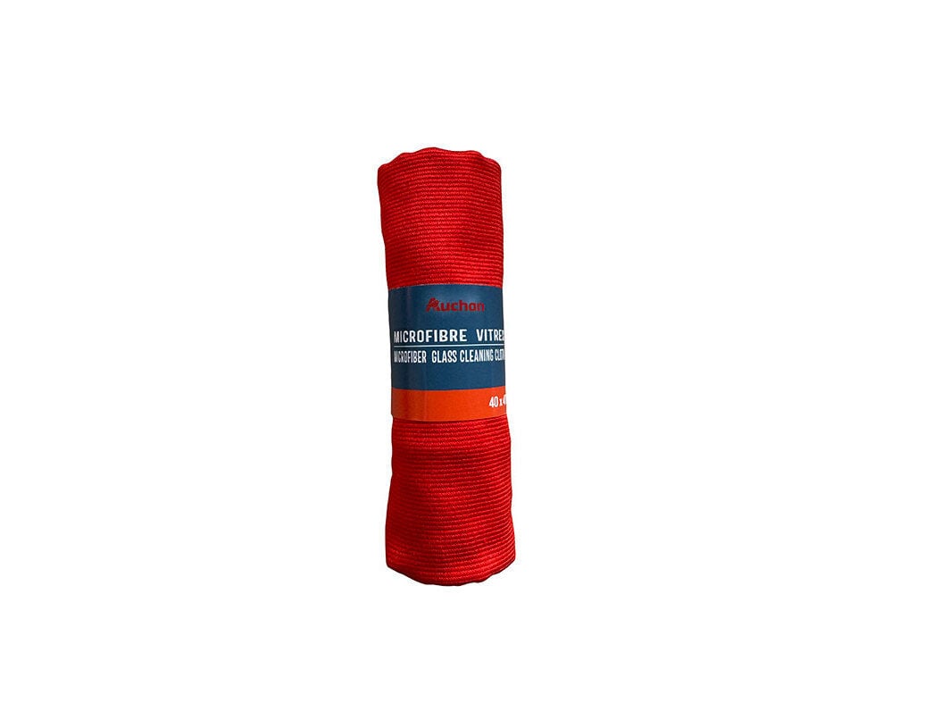 PANO MICOFIBRA AUCHAN VERMELHO PARA VIDROS