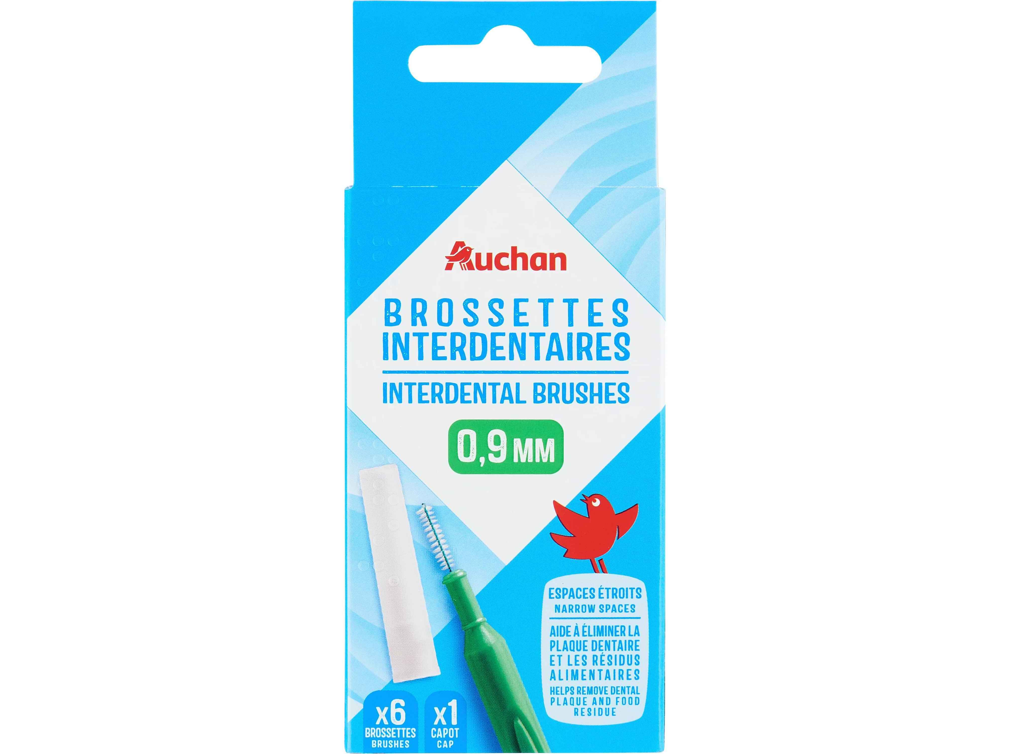 ESCOVAS AUCHAN INTERDENT&Aacute;RIAS ULTRA FINA 5UN image number 0