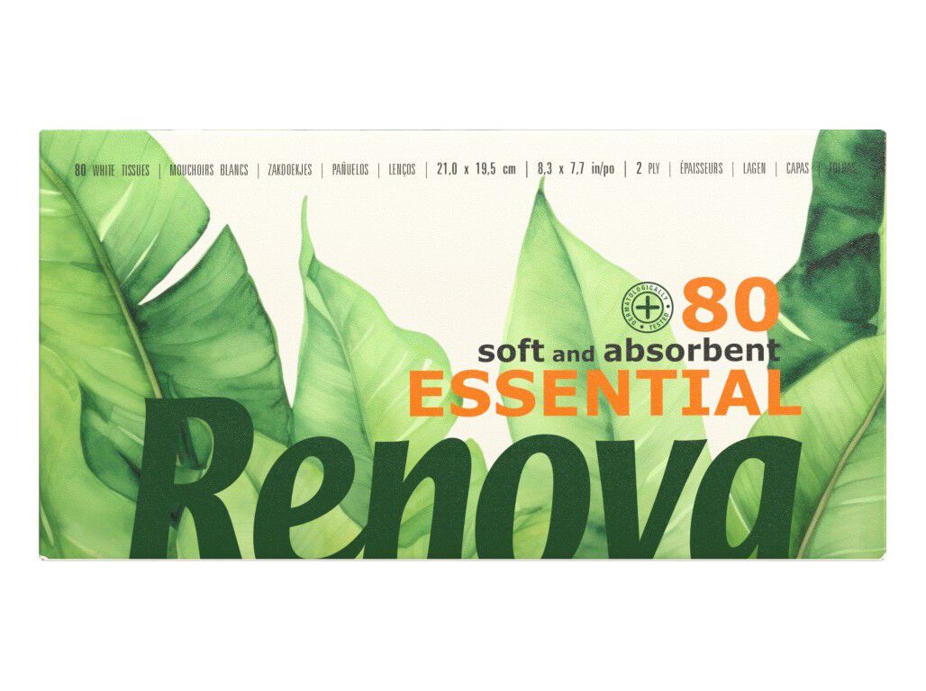 LEN&Ccedil;OS RENOVA FACIAIS PLENITUDE MAXI BRANCO