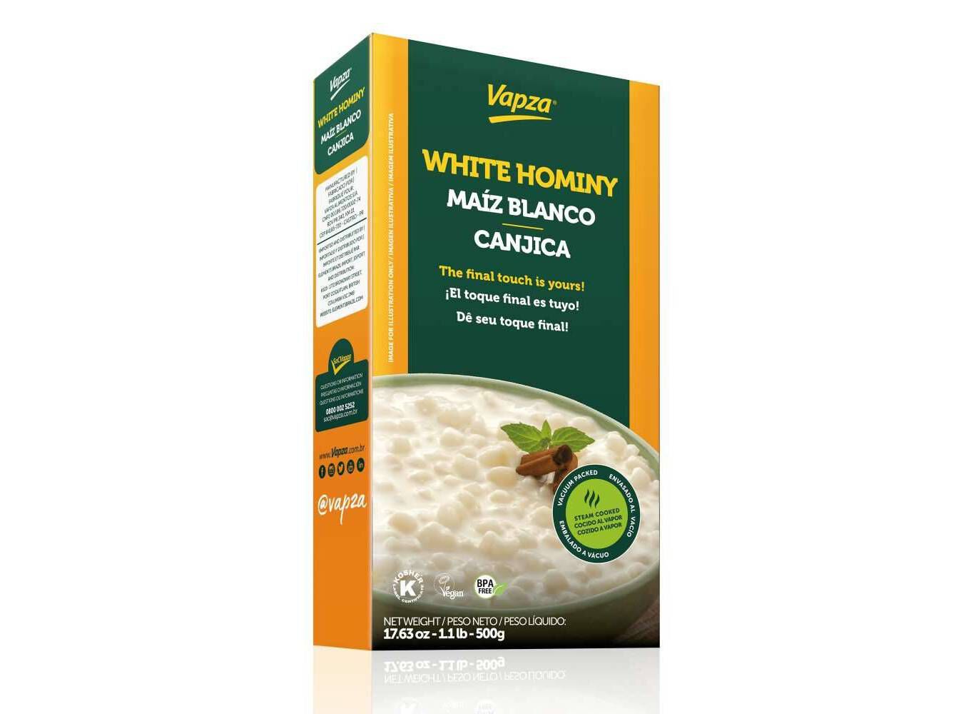 REFEI&Ccedil;&Atilde;O RAPIDA VAPZA CANJICA COZIDA 500G