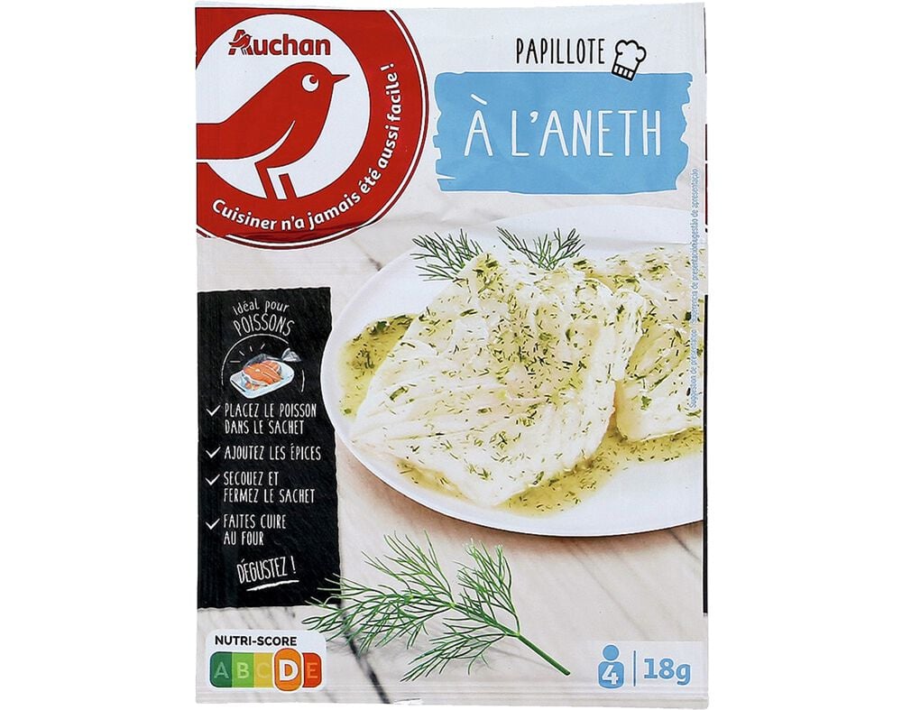 TEMPERO AUCHAN NO FORNO PARA PEIXE 18G image number 0