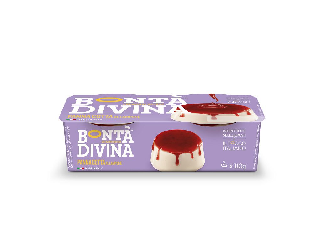 PANNA COTTA BONTA DIVINA FRAMBOESA 2X110G