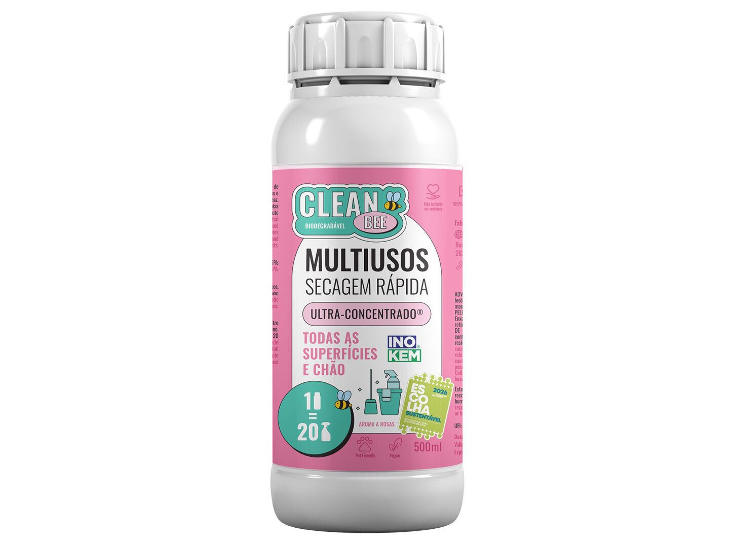 LIMPA MULTISUPERF&Iacute;CIES INOKEM CLEAN BEE 500ML