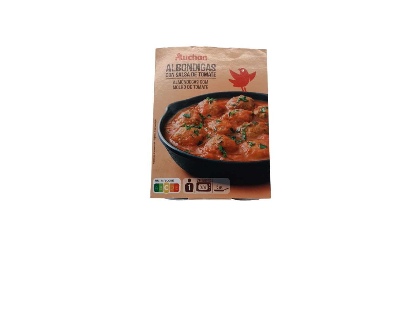 ALM&Ocirc;NDEGAS AUCHAN COM MOLHO TOMATE 300G image number 0