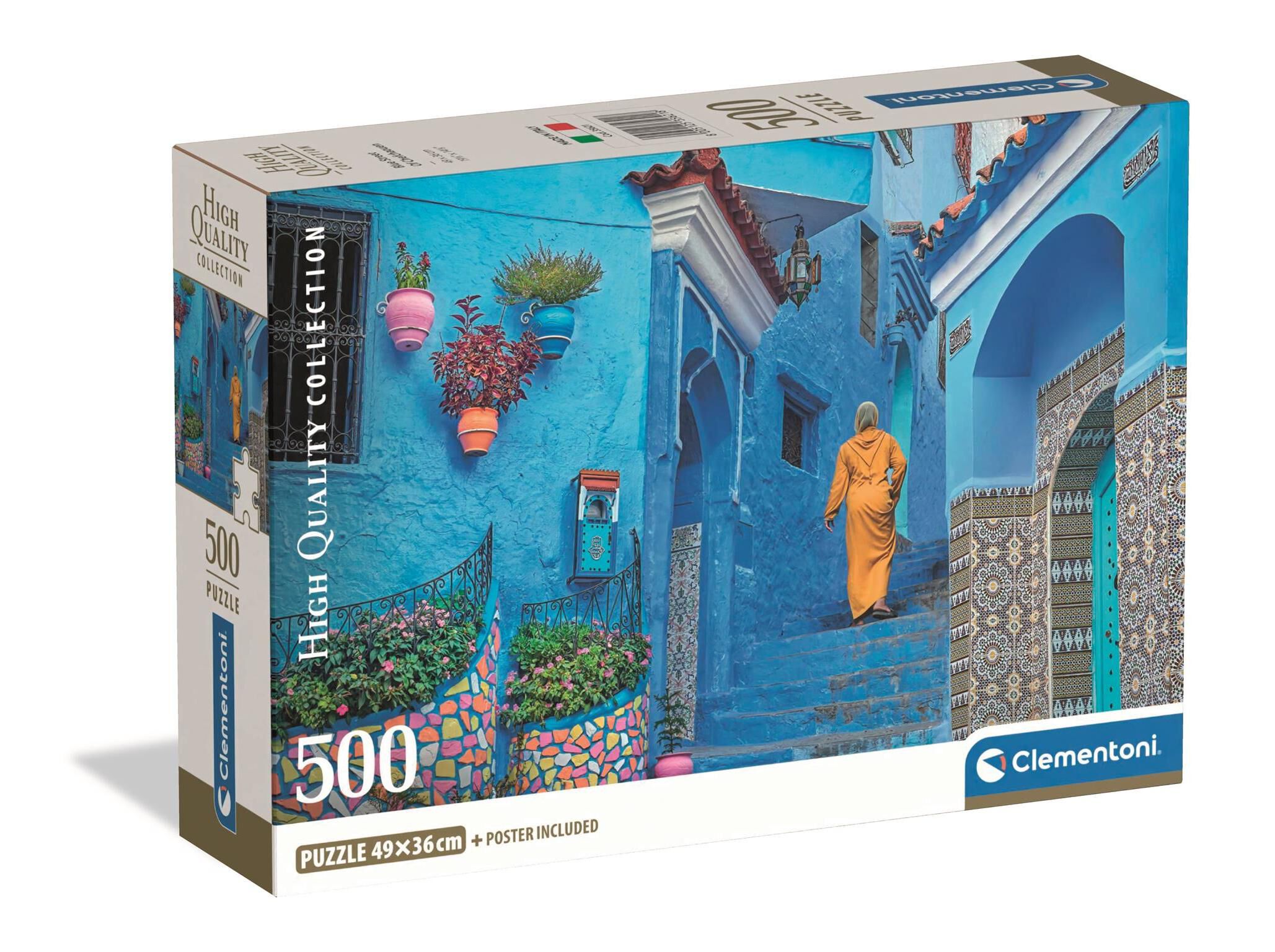 PUZZLE CLEMENTONI BLUE STREET 500 PE&Ccedil;AS image number 0