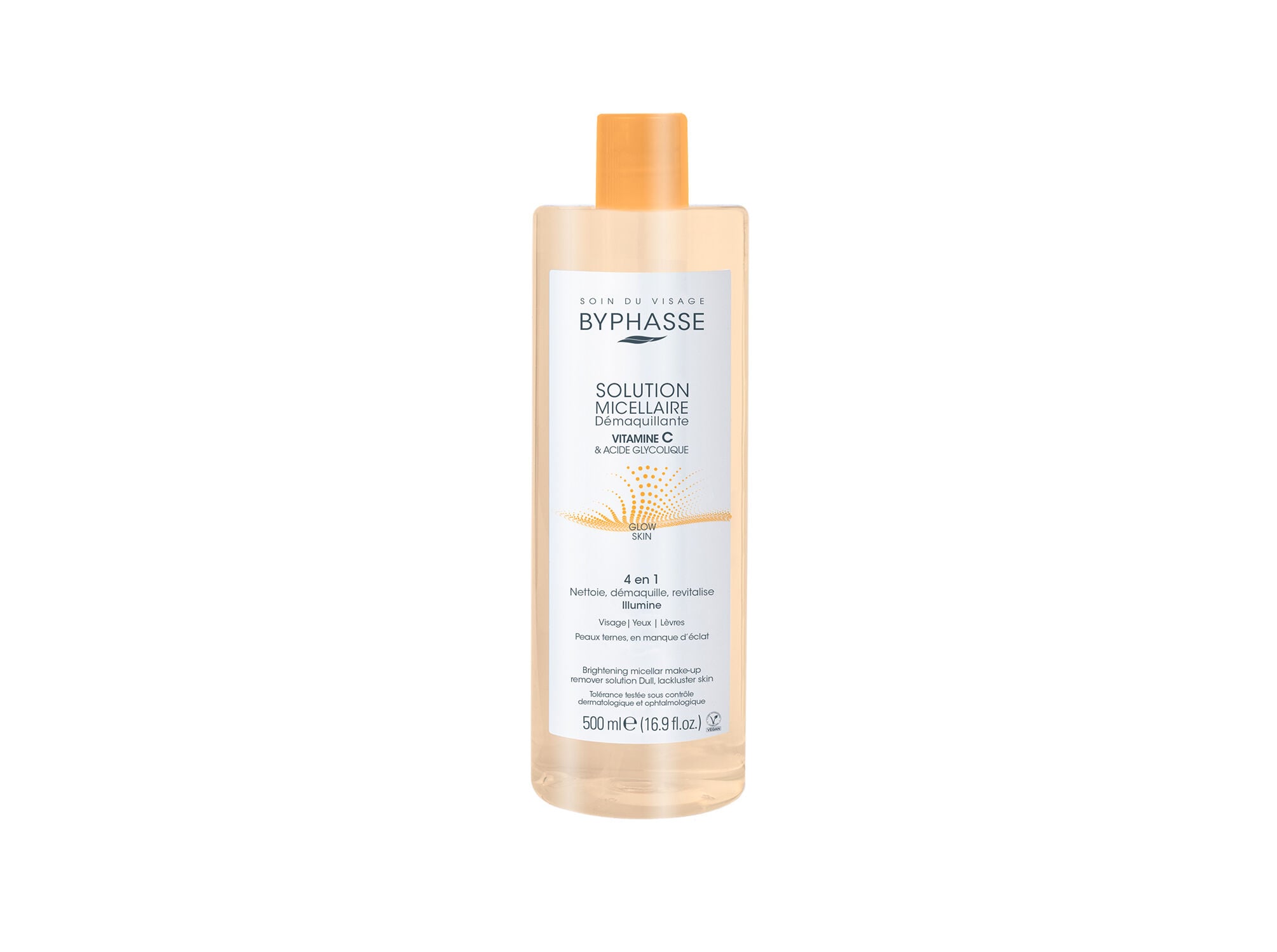 SOLU&Ccedil;&Atilde;O MICELAR BYPHASSE DESMAQUILHANTE VIT C 500 ML