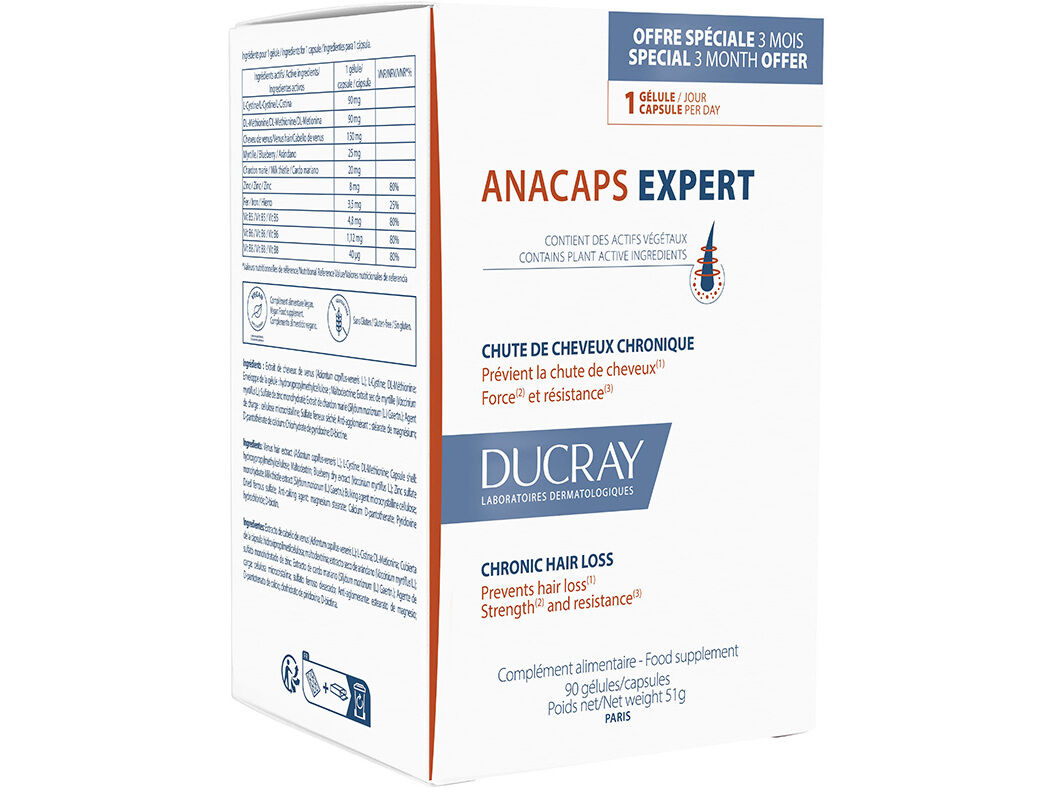 SUPLEMENTO DUCRAY ANACAPS EXPERT 90CAPS image number 0