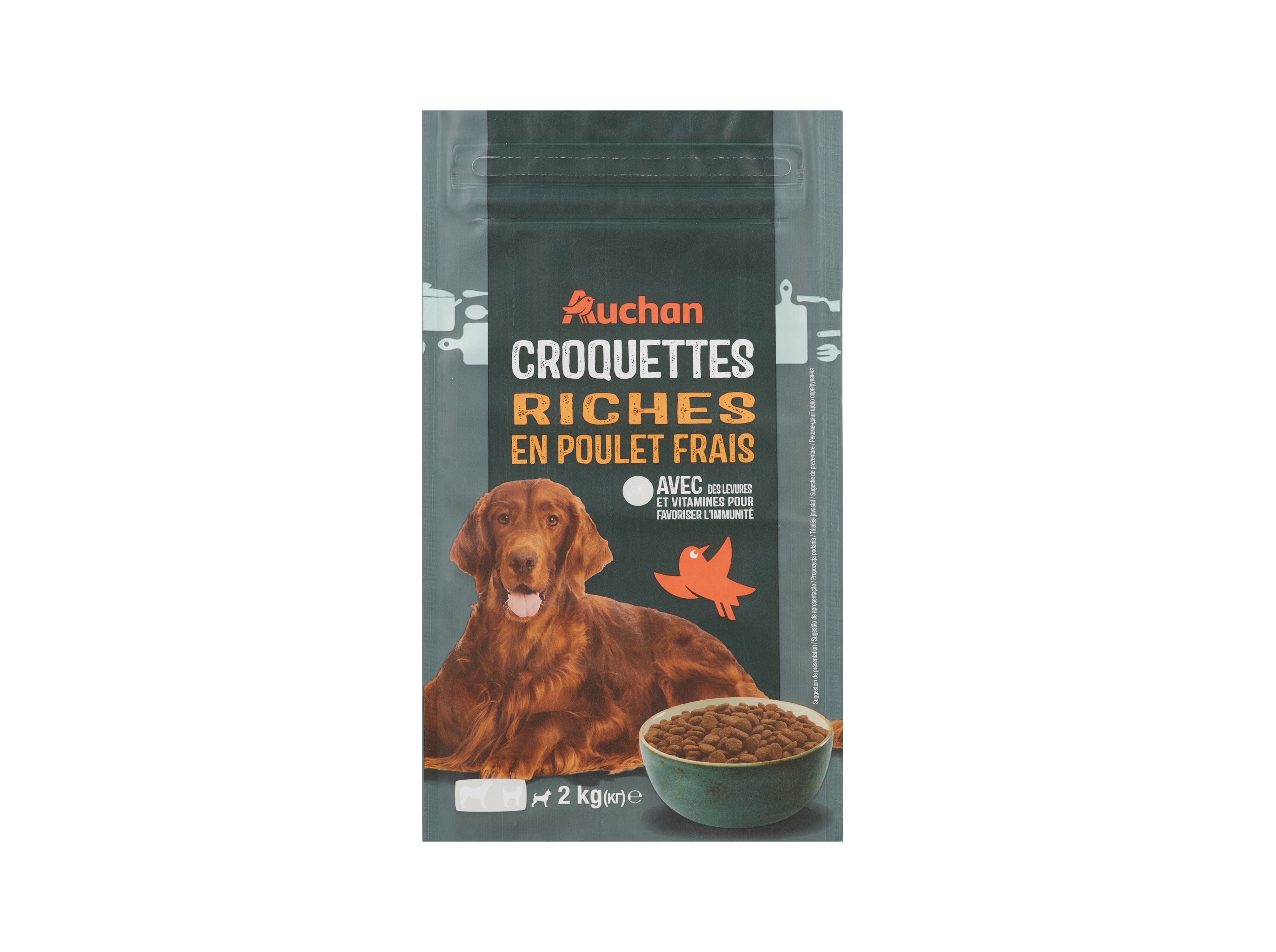 RA&Ccedil;&Atilde;O PARA C&Atilde;O AUCHAN RICO EM FRANGO FRESCO 2KG image number 0