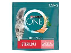 Ração Para Gato Purina One Esterilizado Com Salmão 1,5 kg