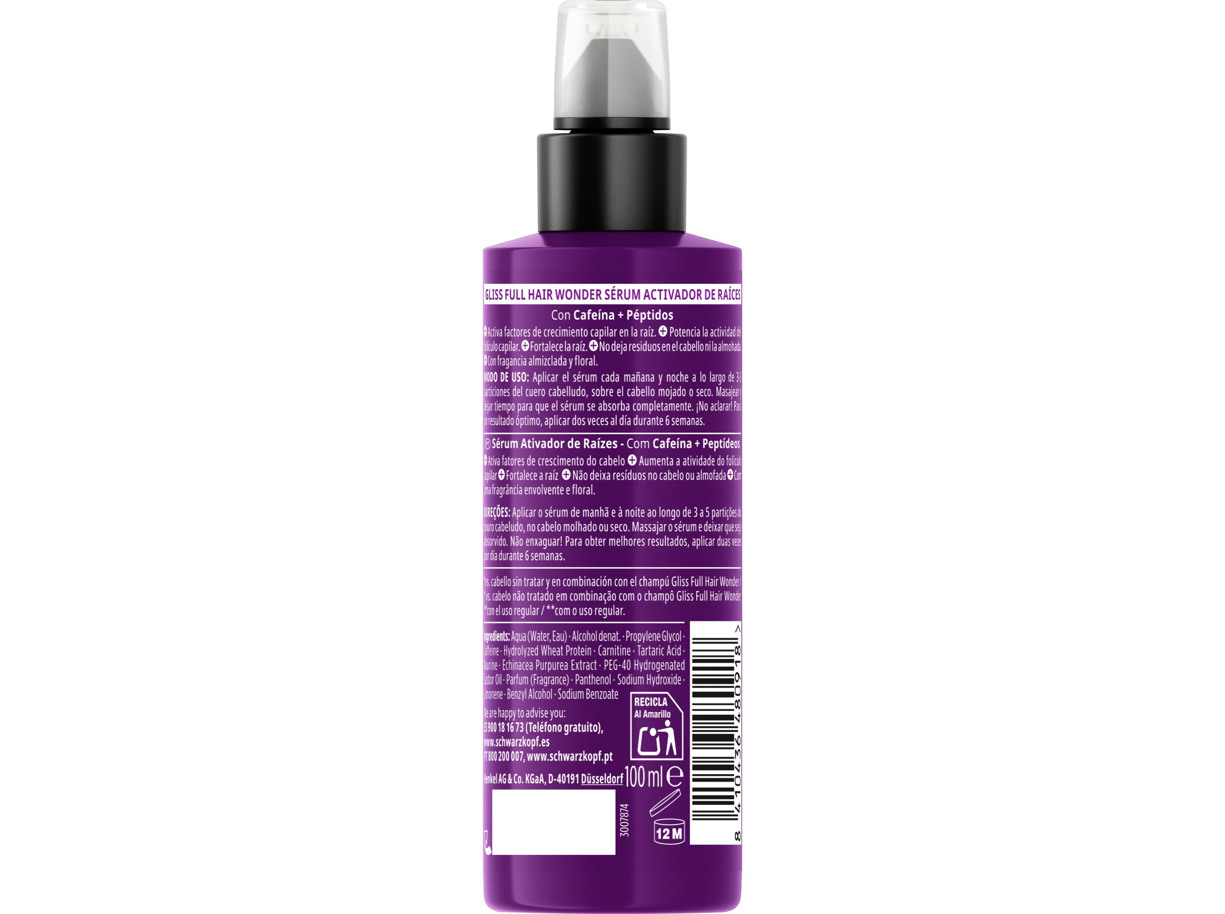 S&Eacute;RUM GLISS FULL HAIR WONDER 100ML image number 1