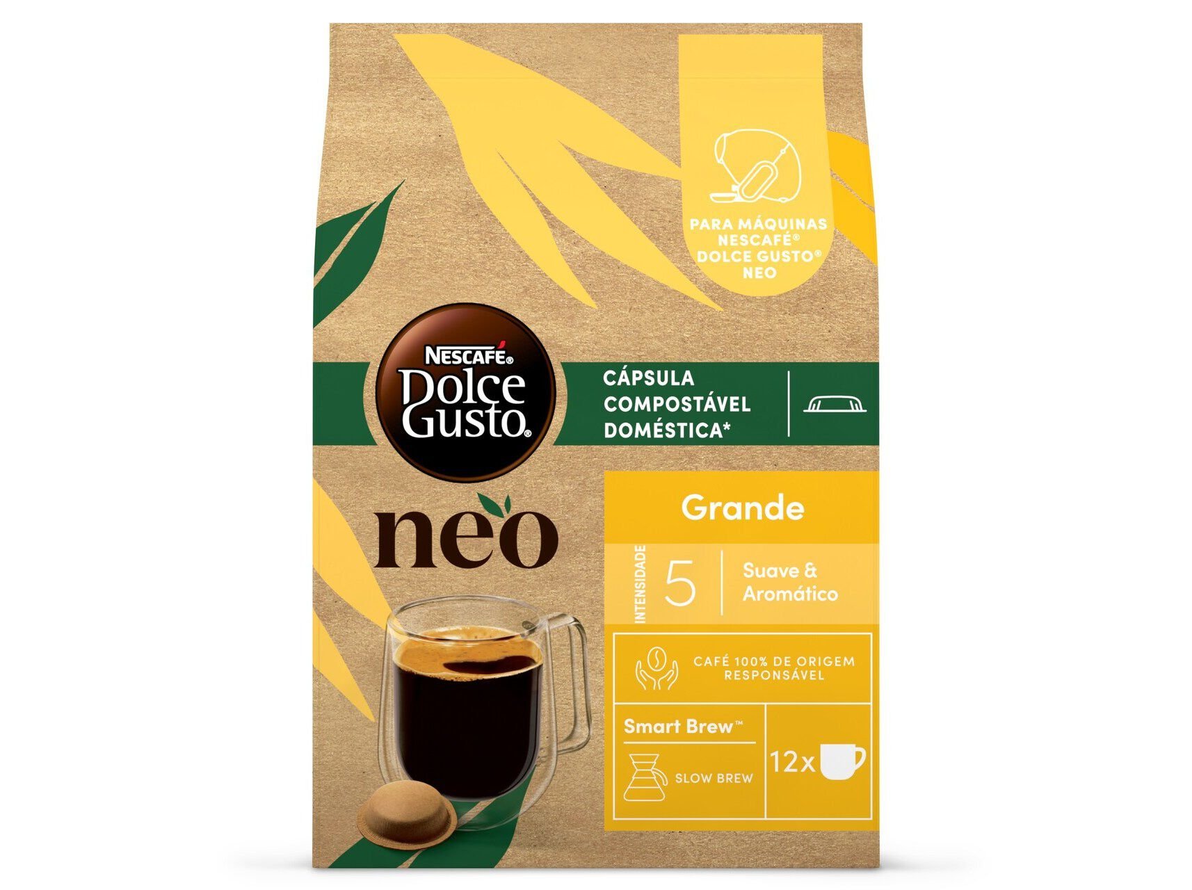 C&Aacute;PSULAS SISTEMA NEO DOLCE GUSTO GRANDE 12 CAPS image number 1