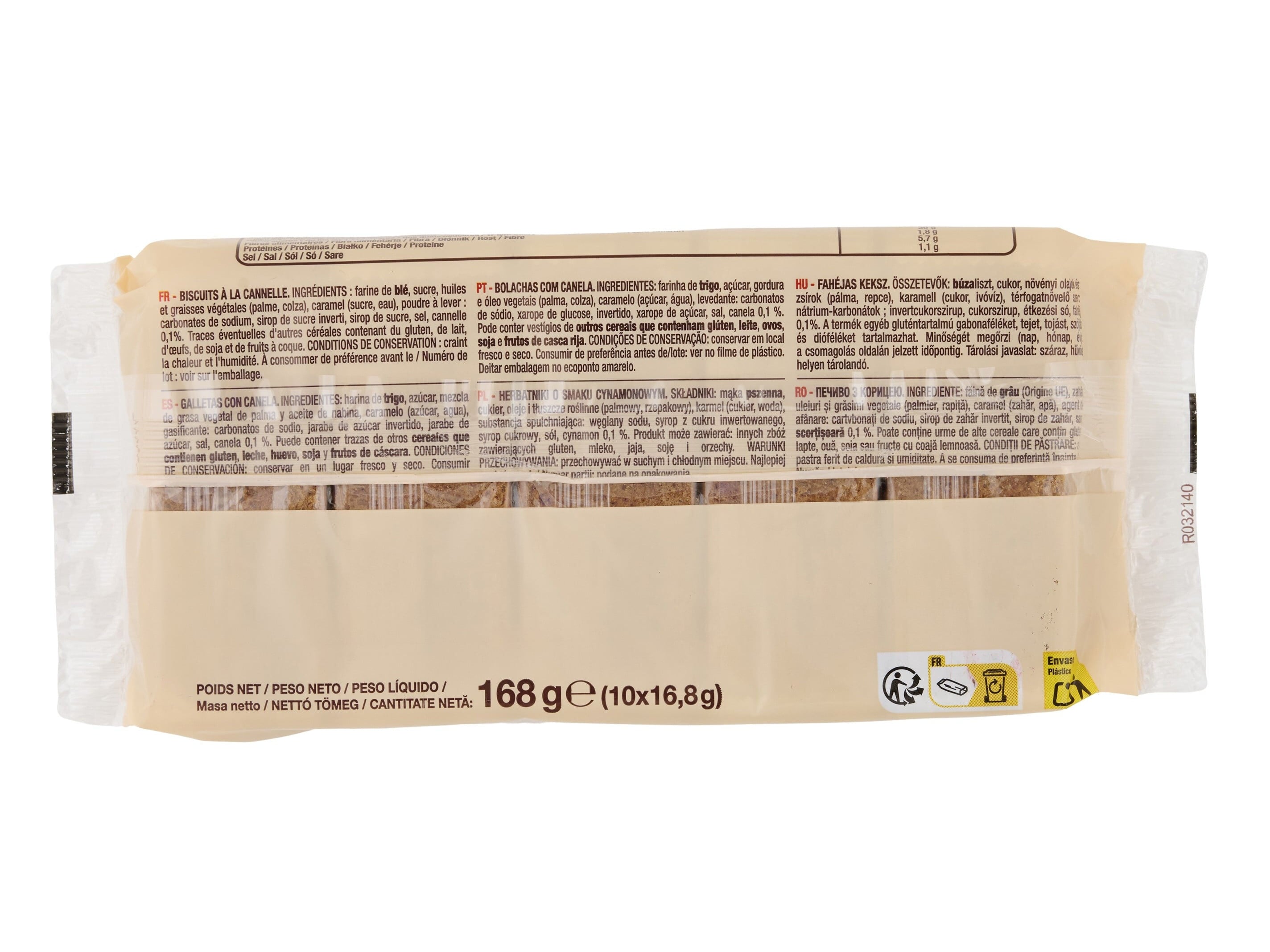 BOLACHAS AUCHAN SPECULOOS 168G image number 1