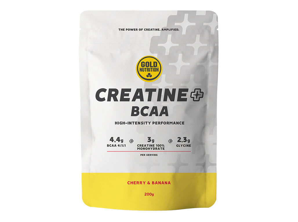 CREATINA + GOLD NUTRITION BCAA CEREJA BANANA 200G image number 0