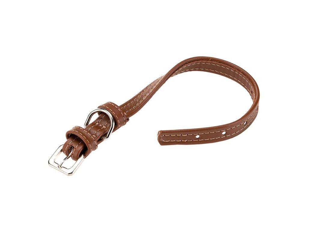 COLEIRA PELE C&Atilde;O FERPLAST VOGUE CASTANHA CF25/49 image number 1