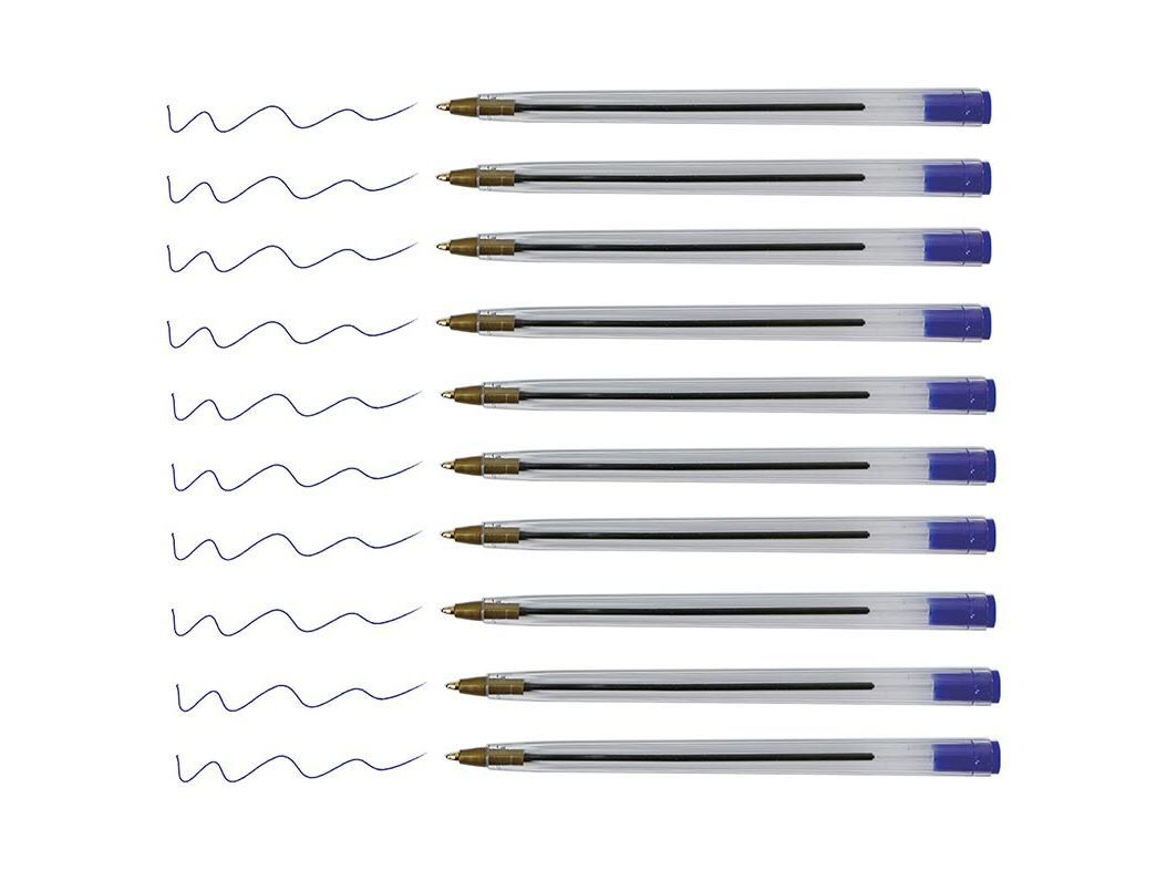 CONJUNTO DE 10 ESFEROGR&Aacute;FICAS POLEGAR AZUL image number 1