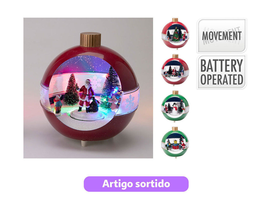 VILA NATAL BOLA 17CM MODELOS SORTIDOS image number 0