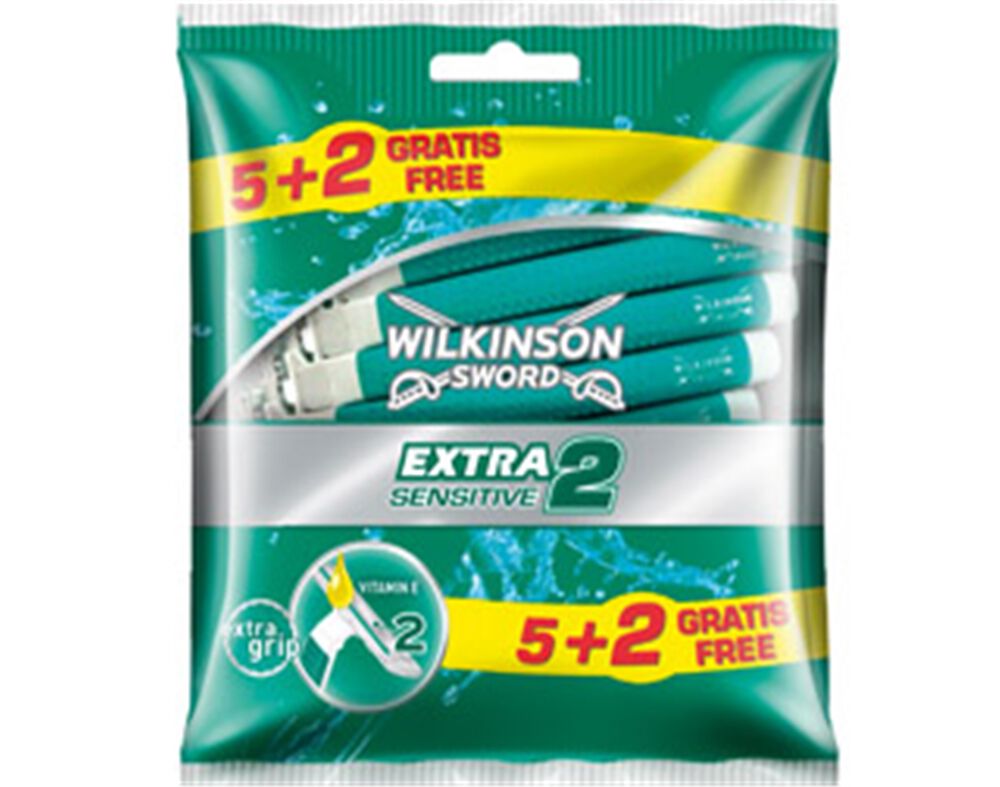 M&aacute;quina Descart&aacute;vel Extra II Sensitive 5+2 un