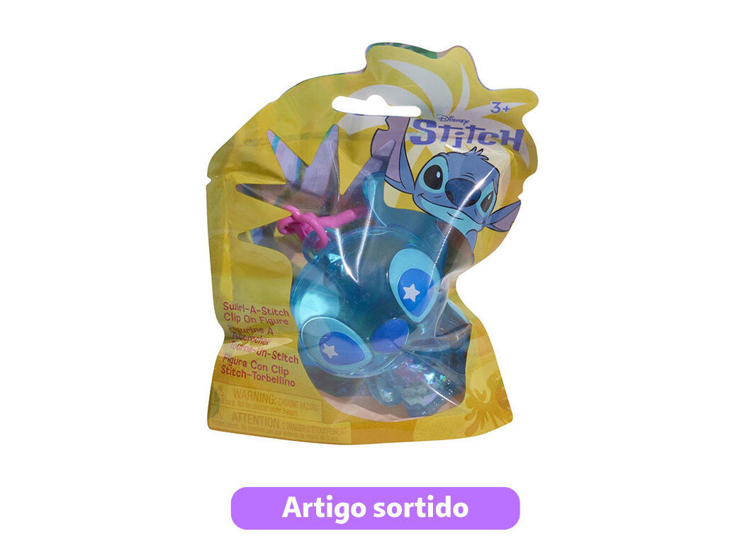 FIGURA COM PORTA-CHAVES STITCH MODELOS SORTIDOS