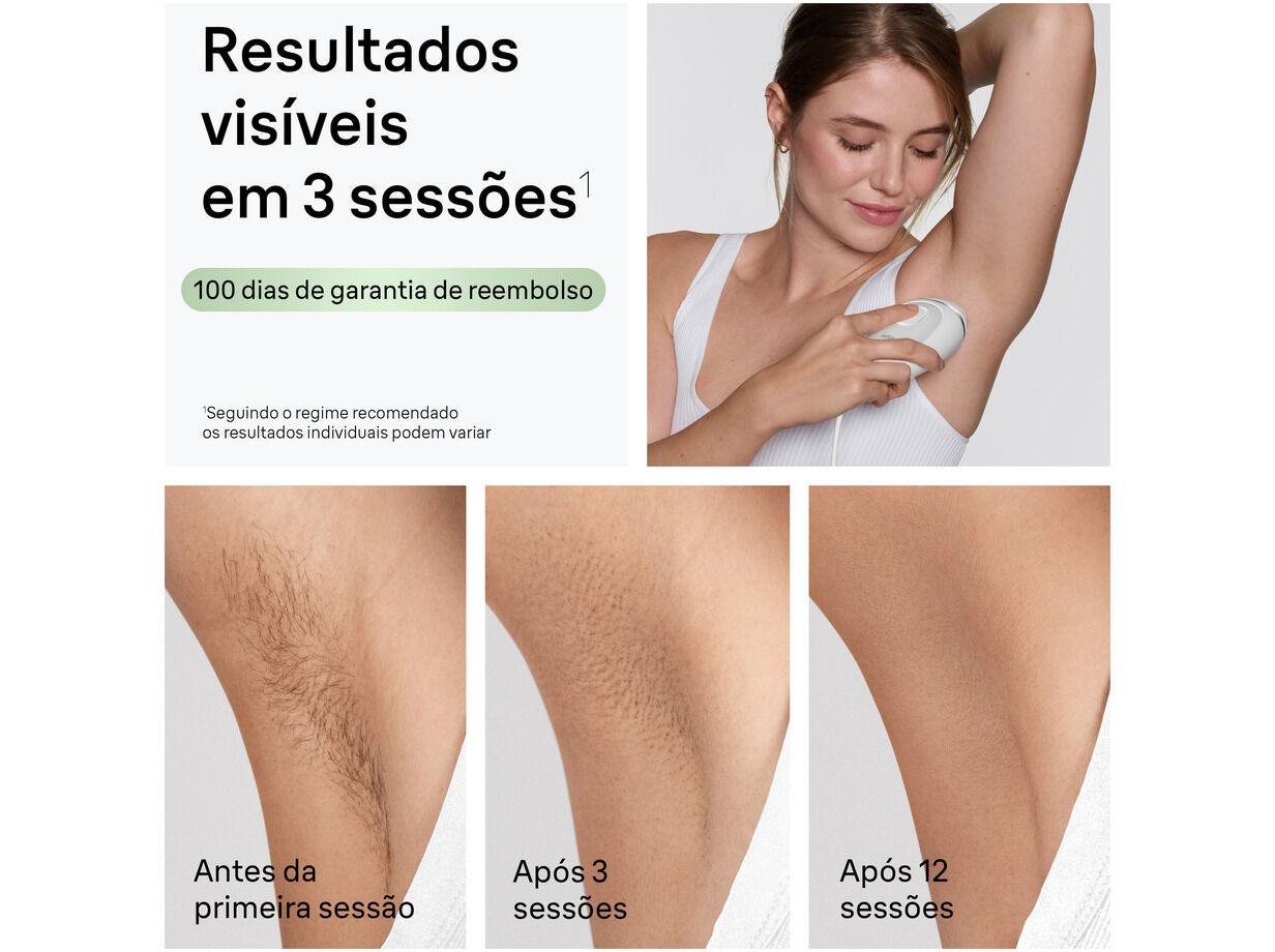 DEPILADORA LUZ E LASER BRAUN S1 PL1114 BRANCO SILK&middot;EXPERT image number 2