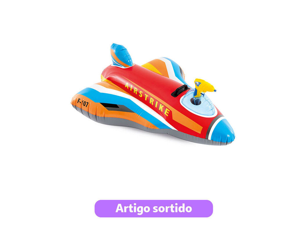 AVI&Atilde;O INSUFL&Aacute;VEL BESTWAY INTEX 112X91CM CORES SORTIDAS image number 0