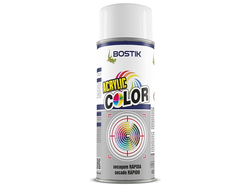SPRAY ACRYLIC BOSTIK BRANCO OPACO MATE 400ML image number 0