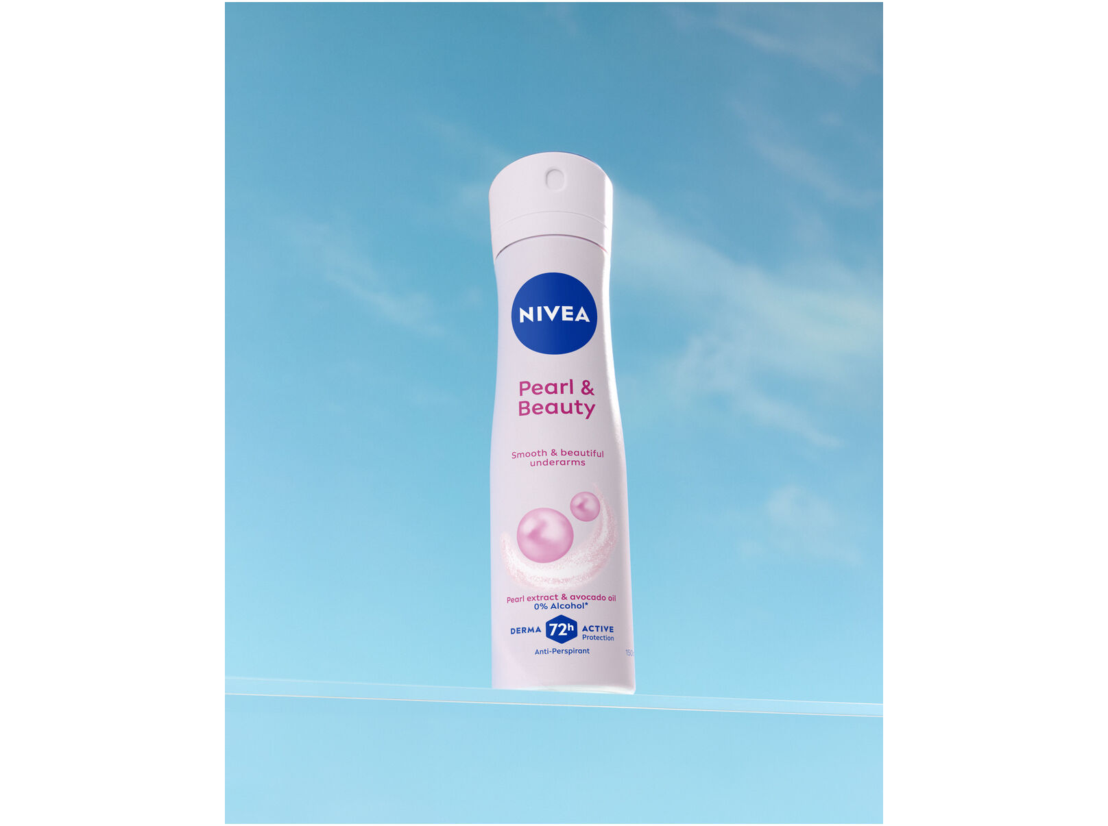 DESODORIZANTE NIVEA SPRAY PEARL & BEAUTY 150 ML image number 1