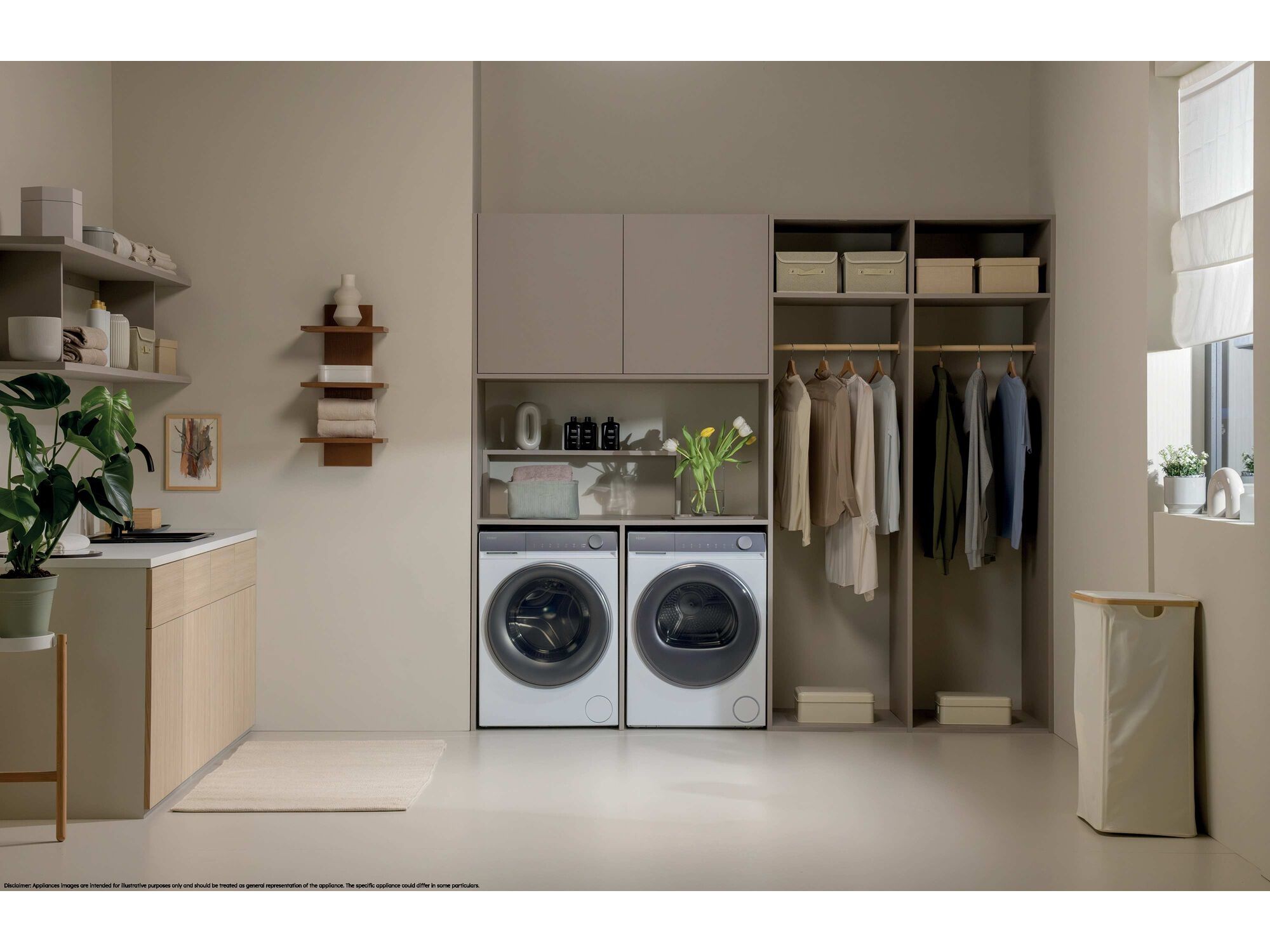 M&Aacute;QUINA DE LAVAR ROUPA HAIER HW100-B14367U-IB - BRANCO A -30% 10KG image number 8