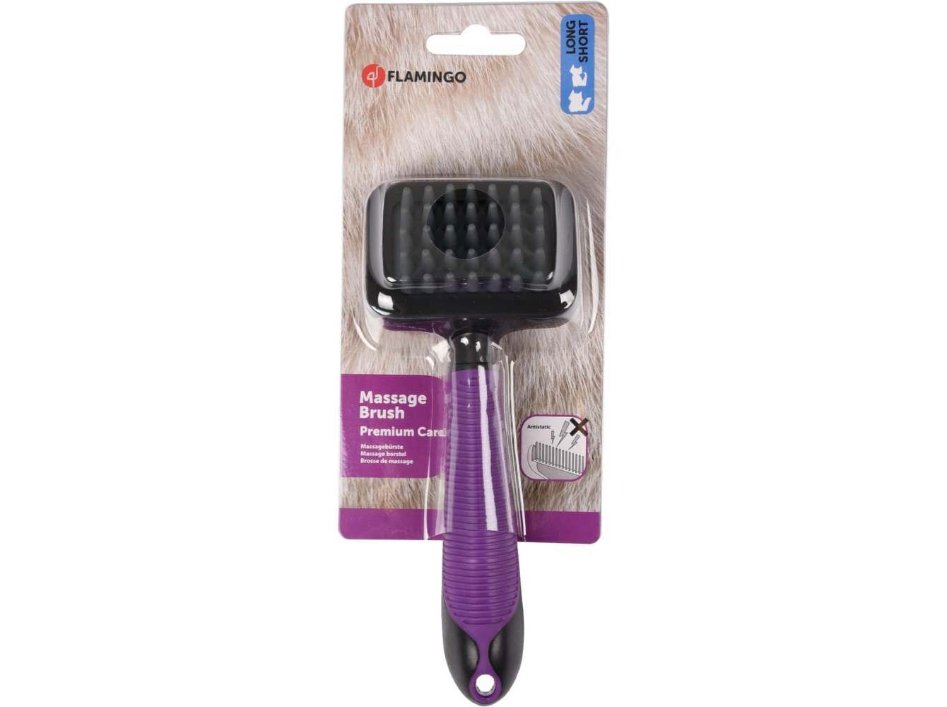 ESCOVA DE MASSAGEM FLAMINGO PARA GATOS image number 1