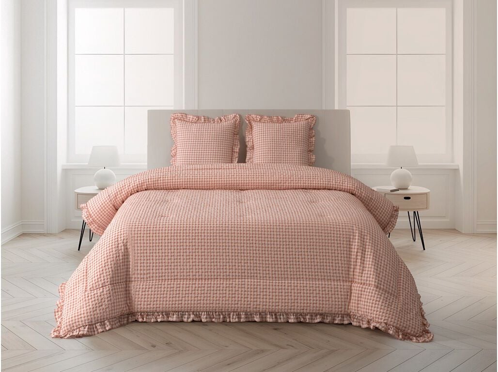 COBERTURA ACOLCHOADA HOMESPECIAL COM FOLHO 160X220CM