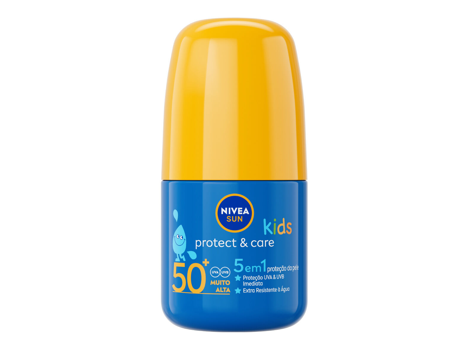 Kids Protetor Solar para Crian&ccedil;as Hidratante Roll-On Protect & Care FP50+ NIVEA SUN 50 ml