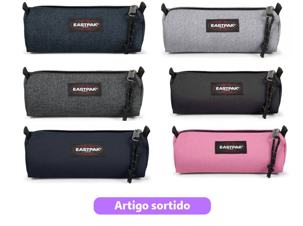 ESTOJO EASTPAK 6X20.5X7.5CM CORES SORTIDAS