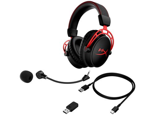 AUSCULTADORES GAMING HYPERX PRETO WIRELESS 4P5D4AA image number 1